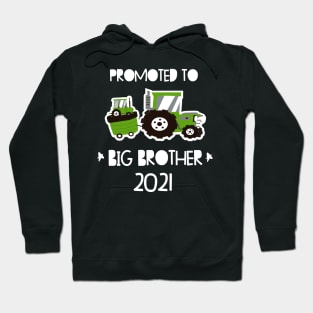 Promoted to Big brother tractor announcing pregnancy 2021 Hoodie